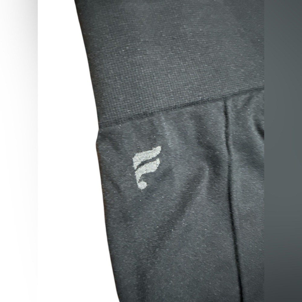 Fabletics Sync Black High-Waisted Perforated Leggings - Picture 11 of 11